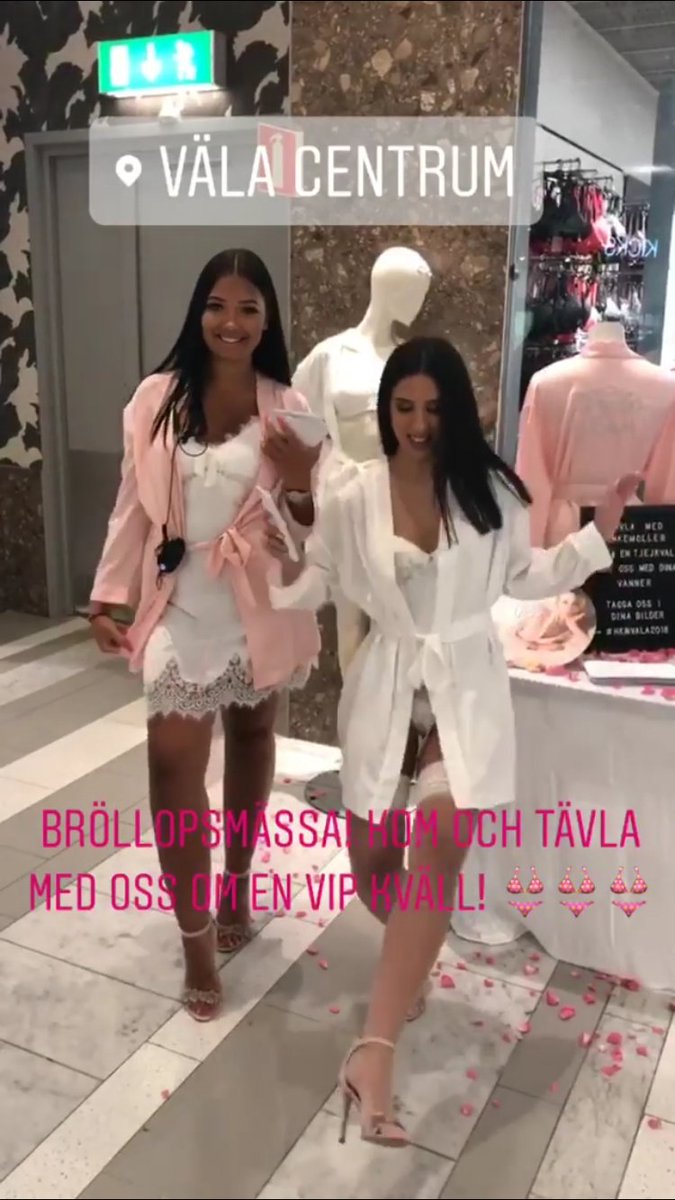 Paulina &amp; Sandra are rocki’n the wedding event wearing all Hunkemöller <a href="/P_Mountford/">Philip Mountford</a> <a href="/LEgteren/">Lucie van Egteren</a> @SorenThomsenHKM @DianeVanGool