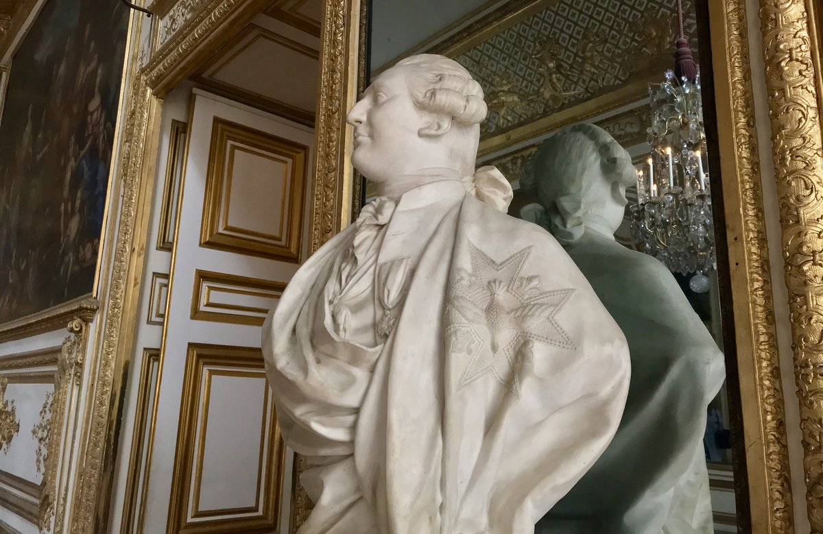WeVersailles's tweet photo. Le 25 mars 1741, naissance de Jean-Antoine Houdon à #Versailles. Voici un buste de Louis XVI, marbre, 1790, @CVersailles .  #VersaillesCollections #sculpteur #CeJourLa https://t.co/O3Om2y157N