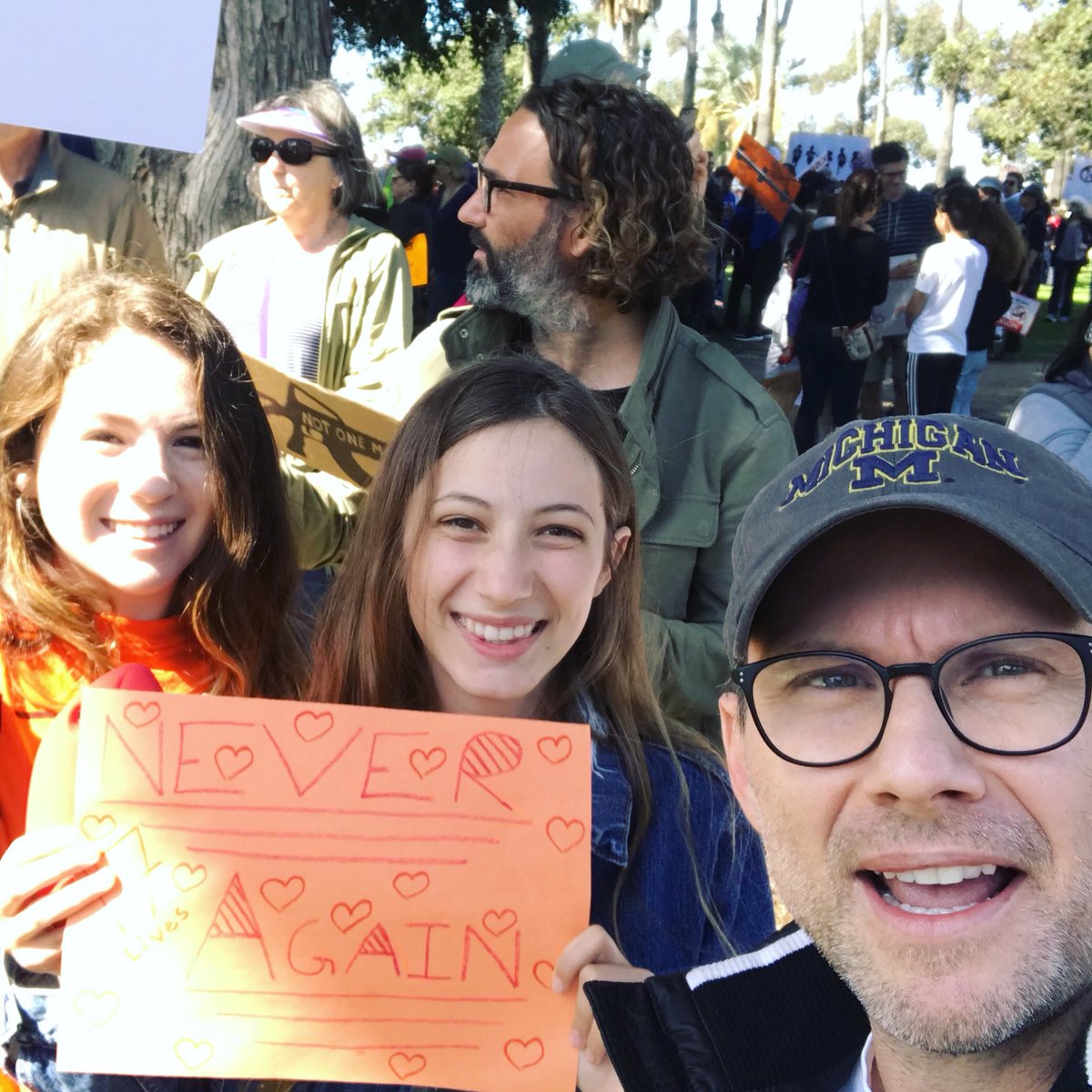 Proud to stand with students making a difference #neveragain #marchforourlives