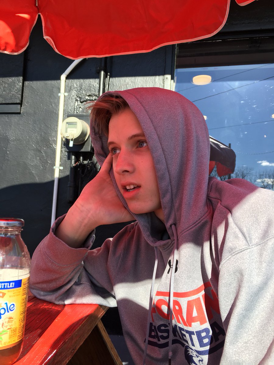 lightningroost's tweet photo. Guard Jack Greenspan eats a hardy meal after a great season! https://t.co/hPMmLBFKOF
