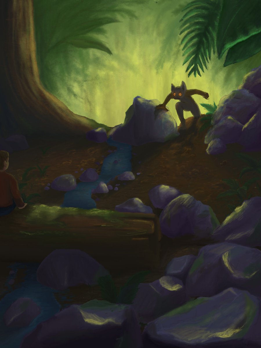 cd_illustrate's tweet photo. 4/5 completed illustrations in the series about a boy who encounters a magical treehouse and starts to see the world a bit differently ✨ my next steps are to turn these all into gifs! #imagination #magic #fantasy #treehouse #creatures #illustrations #photoshop #gif #animation https://t.co/2rQ3UZ1wBq