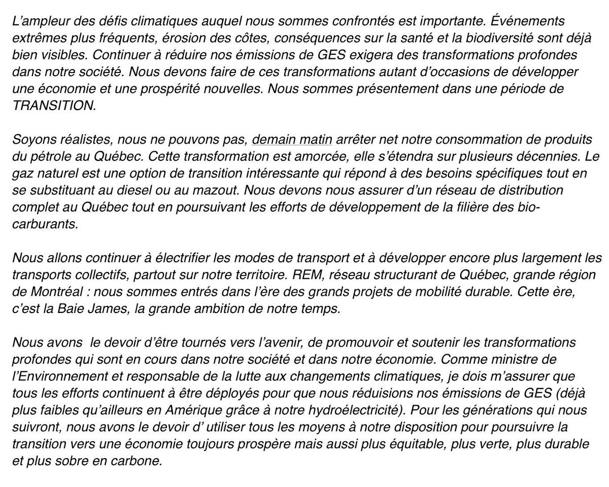 Isamelancon's tweet photo. J’ai publié ce statut il y a quelques instants sur ma page Facebook, j’ai cru bon vous le partager ici aussi...
#environnement #ges #transition #nouveauQuébec #PolQc #biodiversité #climat #changementsclimatiques https://t.co/HYwflUb6lc