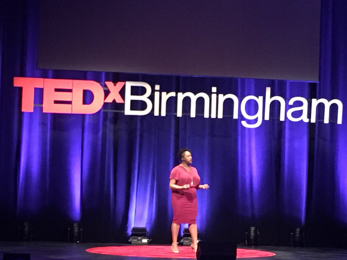MadBakes's tweet photo. “Maybe that storm was sent to force me to deal with my tomorrow pile today... I don’t want you to know what it feels like to see your tomorrow poor as debris.” -Ashley Wrencher #naturaldisastersurvivor #tornadosurvivor #TEDxBham2018 @TEDxBirmingham https://t.co/9uaoM4H95Y