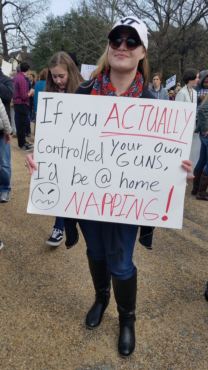 clevenger_s's tweet photo. I hate people. I hate doing things. Don't make me do things. #MarchForOurLives #NeverAgain #GunControlNow #ENOUGH #VoteThemOut https://t.co/uuQNhYwzV8