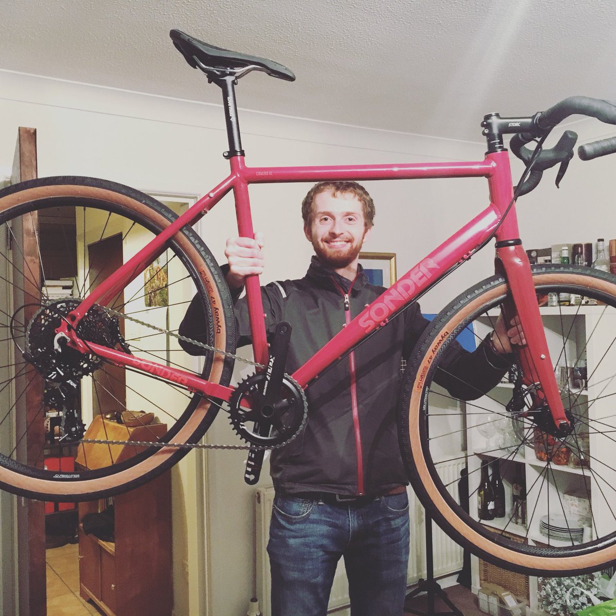 Can’t wait to get out on this tomorrow! #newbikeday thanks @Alpkit Love it. #goniceplacesdogoodthings #sondercamino
