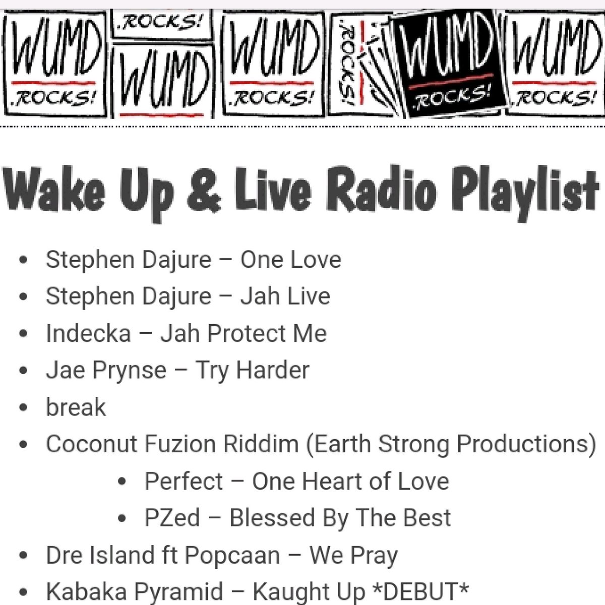 The_Malaika's tweet photo. #WeekendVibes Big up and #OneLove to @WUMDrocks "Wake Up & Live Radio Show" for showing twice #love to @StephenDajure
ππβ€ #Reggae #StephenDajure #Umass #Jamaica #Massachusetts @UpfullnessMgmt https://t.co/ebBZzTzHw5