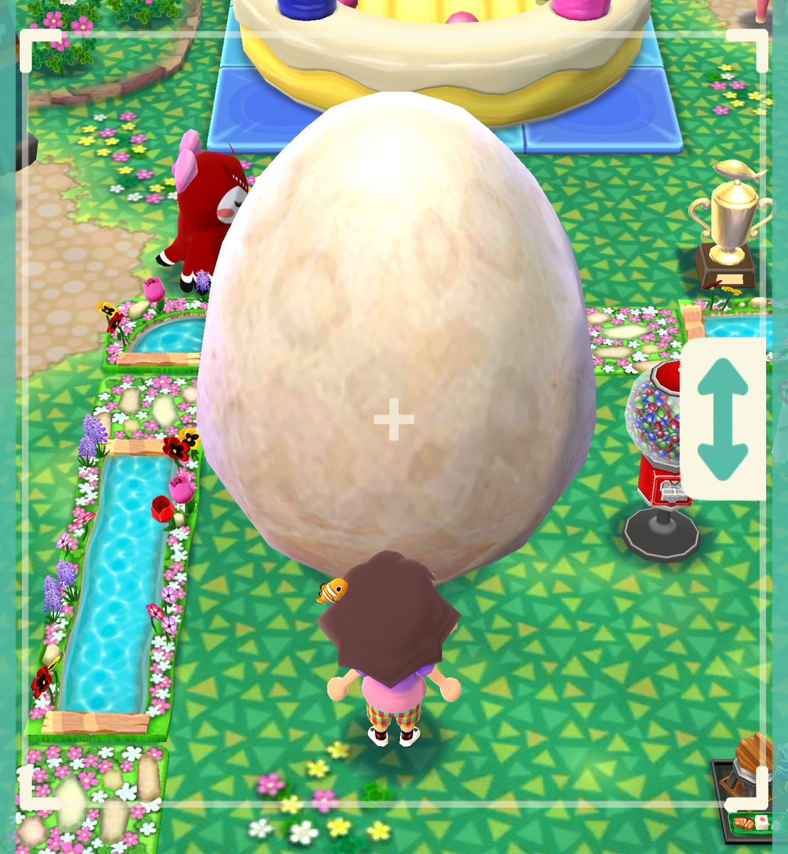 DrekTheBat's tweet photo. Git my sights in my new #BigEgg
#LargeEgg #Egg #Acpc #PocketCamp #AnimalCrossing #AnimalCrossingPocketCamp https://t.co/P1wPSfSivW