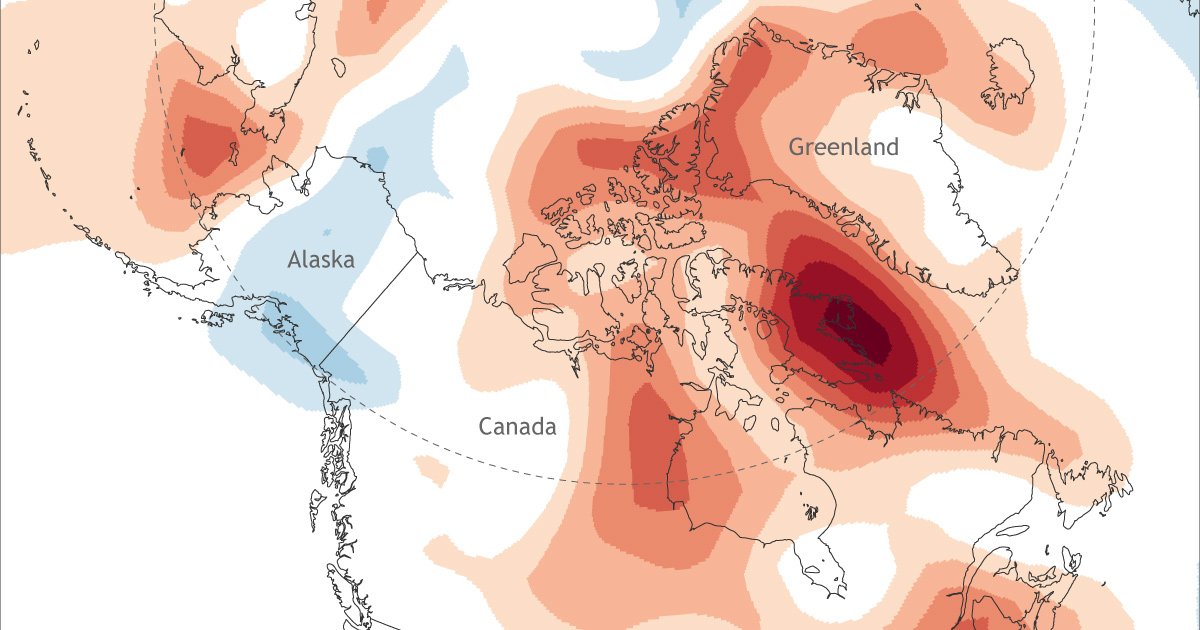 ICYMI: The Arctic experienced an astonishing heat wave late last month, temperatures reached 45°F above normal for that time of year. climate.gov/news-features/…