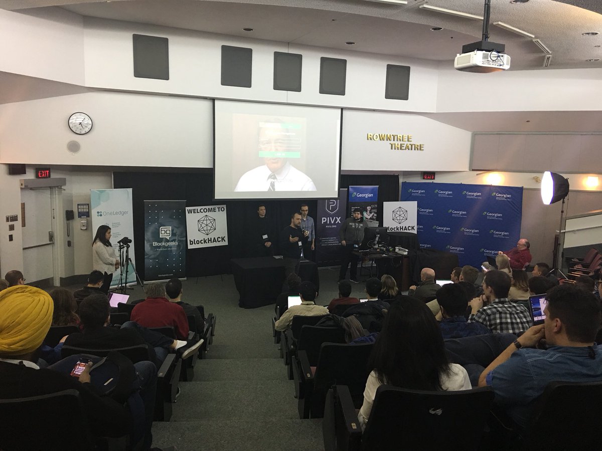 GCHBEC's tweet photo. It’s finally here! The final@pitch competition for our #blockhack2018 hackathon! Good luck to the 5 finalists. https://t.co/5KH2fAJBGZ