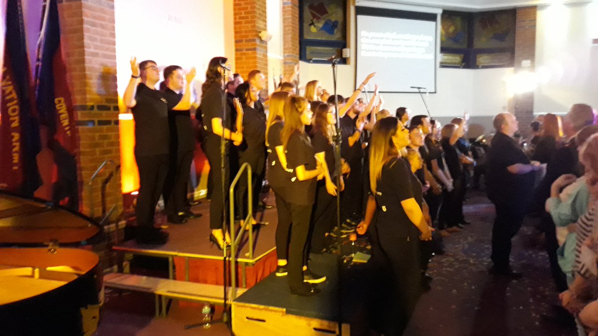TSACoventry's tweet photo. Finishing with the hymn tonight 'In Christ Alone' https://t.co/5NnmMTo88K