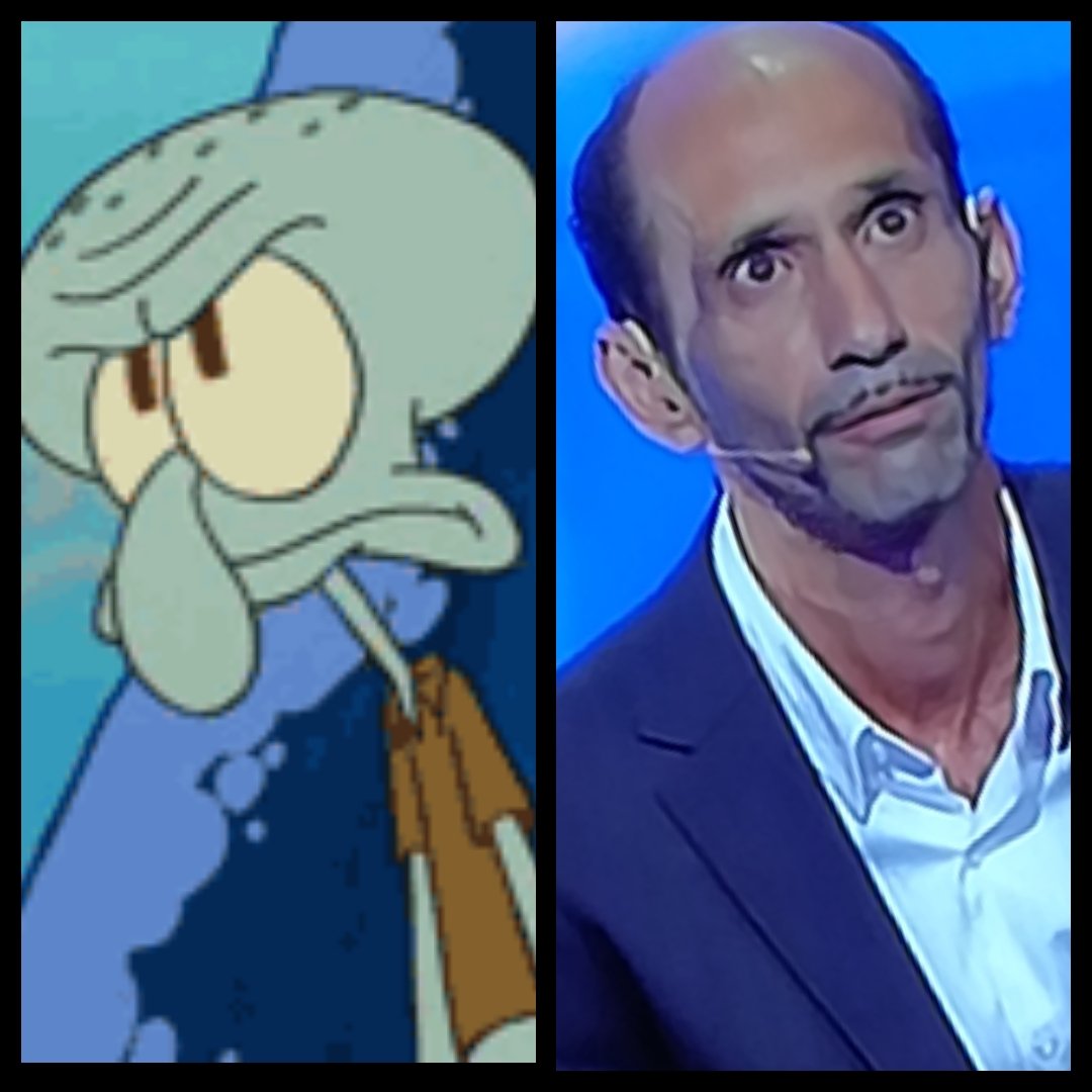 LaraDietrich5's tweet photo. #cepostaperte #squiddi #canale5 #defilippi. Le somiglianze. https://t.co/XGPrr9P4xW