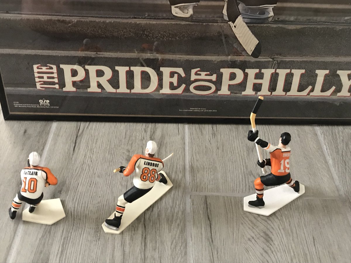 phillySCchamps's tweet photo. Putting my office together after a move. Found a few artifacts that had been in storage for a while. My wife is concerned that It’s going to look like my teenage bedroom!
#1997again
@88EricLindros @John_LeClair10 @FlyersAlumni @NHLFlyers @FlyGoalScoredBy https://t.co/zGcDY9g9Gn