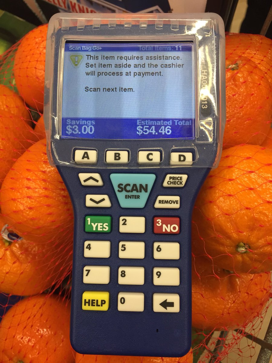 robindav's tweet photo. Not a great day @kroger in Plymouth.  Computers down!   Are these devices to blame? https://t.co/zG1M7IZzoH