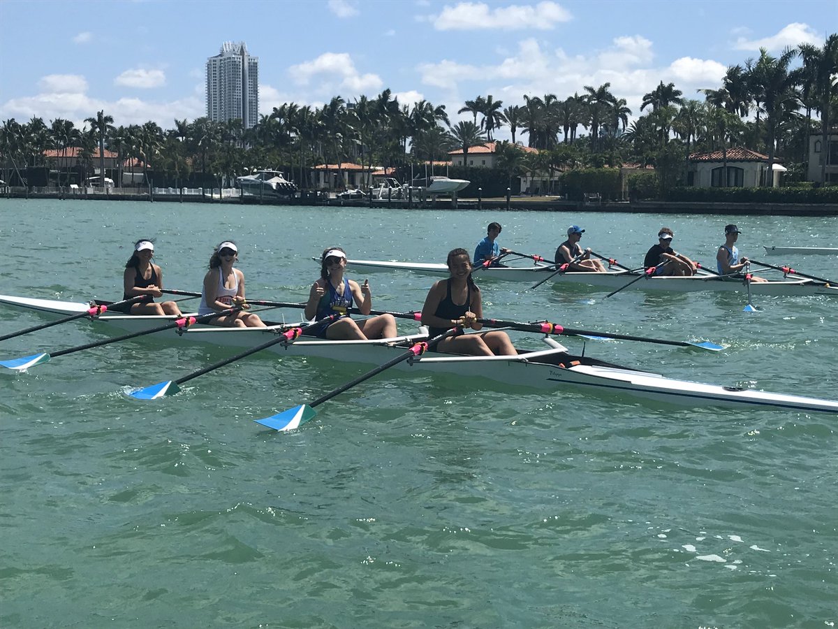 First full day on the water in Miami! Awesome weather so far. <a href="/ShipleySports/">Shipley Athletics</a> @ShipleySchool