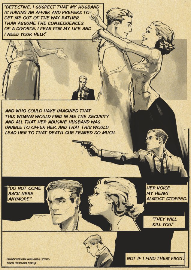 Hi! I'm Nabetse zitro. I Love storytelling and capturing the look and feel of traditional drawing in my digital works.
#latinoHispanicartist #ArtistOnTwitter #sketch #comic #noir #comics #page #storytelling #art #filmnoir 