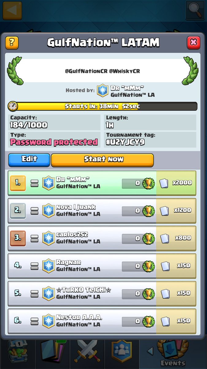 Who is the best Latino player 🏆 1st 56000 gems.. Good luck all