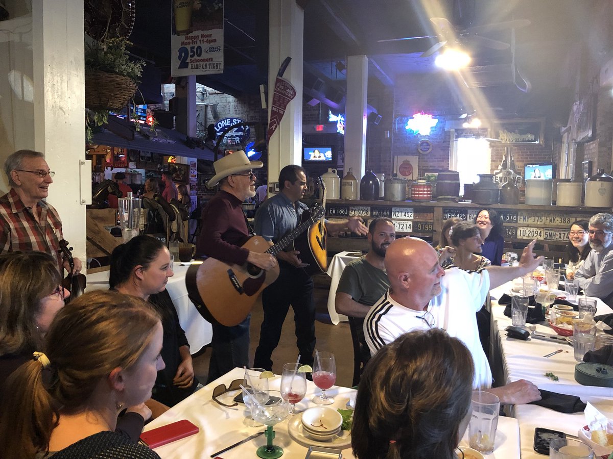 mbusicoflight's tweet photo. Tex mex dinner with the #ISLS2018 teachers and some Texan honky tonk! 😊 #waexcel #ibdp @SarahFirsching @PaquinBeckie https://t.co/CsxpViRte9