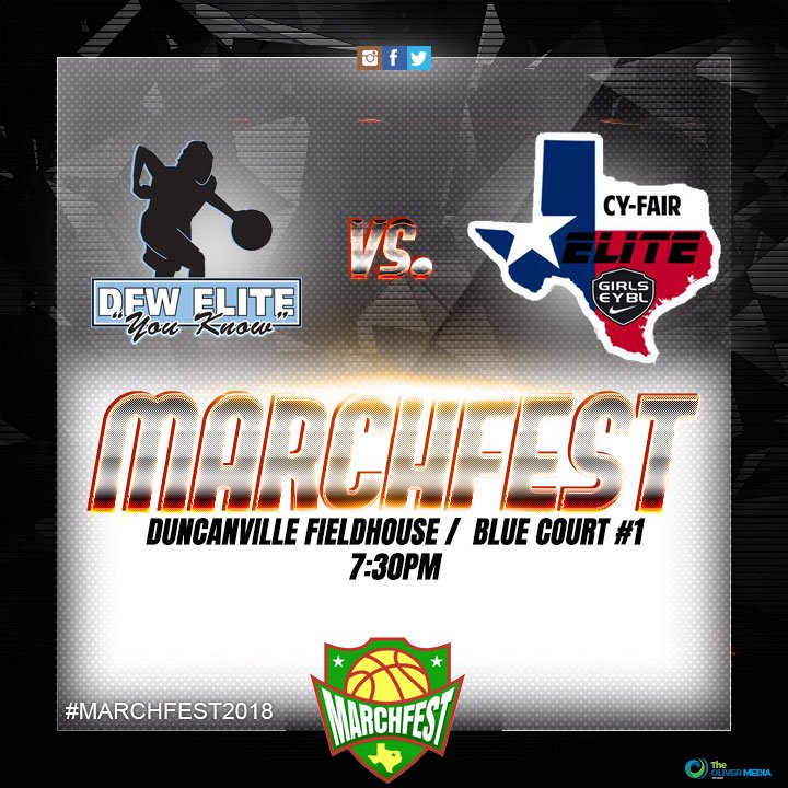 dfwelite's tweet photo. DFW Elite EYBL vs CY-Fair EYBL, Duncanville Fieldhouse at 7:30pm. #MarchFest2018 https://t.co/1nInKSc9yR