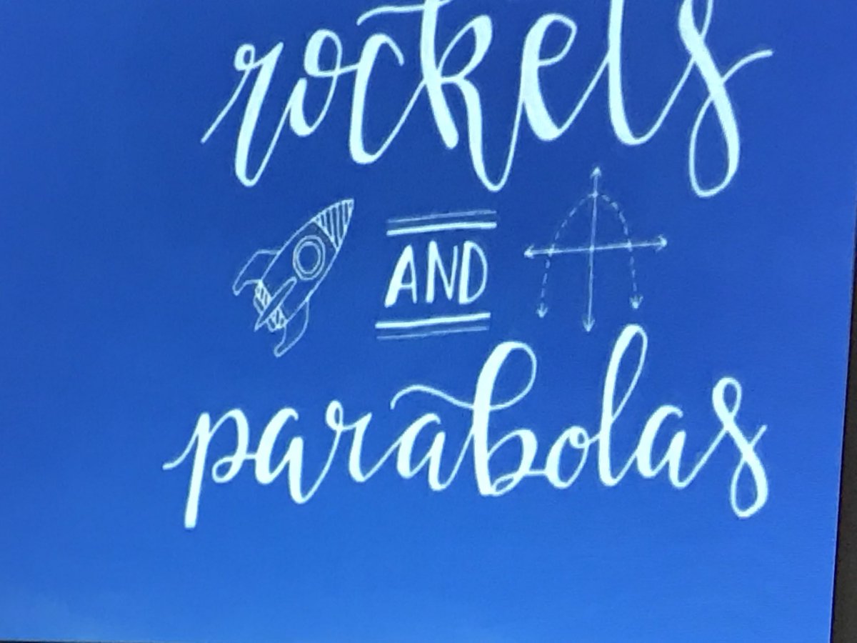 FirstAveMS's tweet image. An example of #collab at First Ave: #FArocketsparabolas @sissafa786786 #FAcollab @hymieholmes @FAindustech @ArcadiaUnified #ccss18