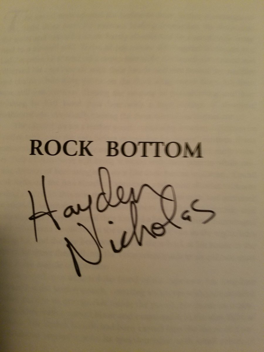 cindyh24681012's tweet photo. Nothing like a good book on a rainy spring day...@HaydenNicholas1 "Rock Bottom" https://t.co/ZhAhrZa4Yj
