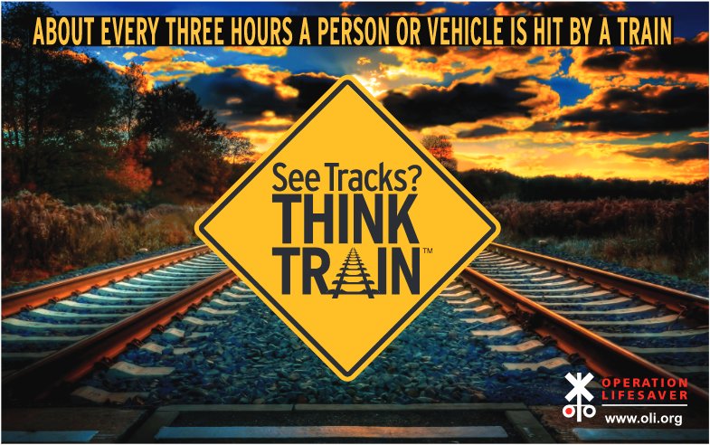 olinational's tweet photo. #RailSafety works! Since 1972 we've helped reduce train and motor vehicle collisions by 83%. https://t.co/dq8lSNnmai