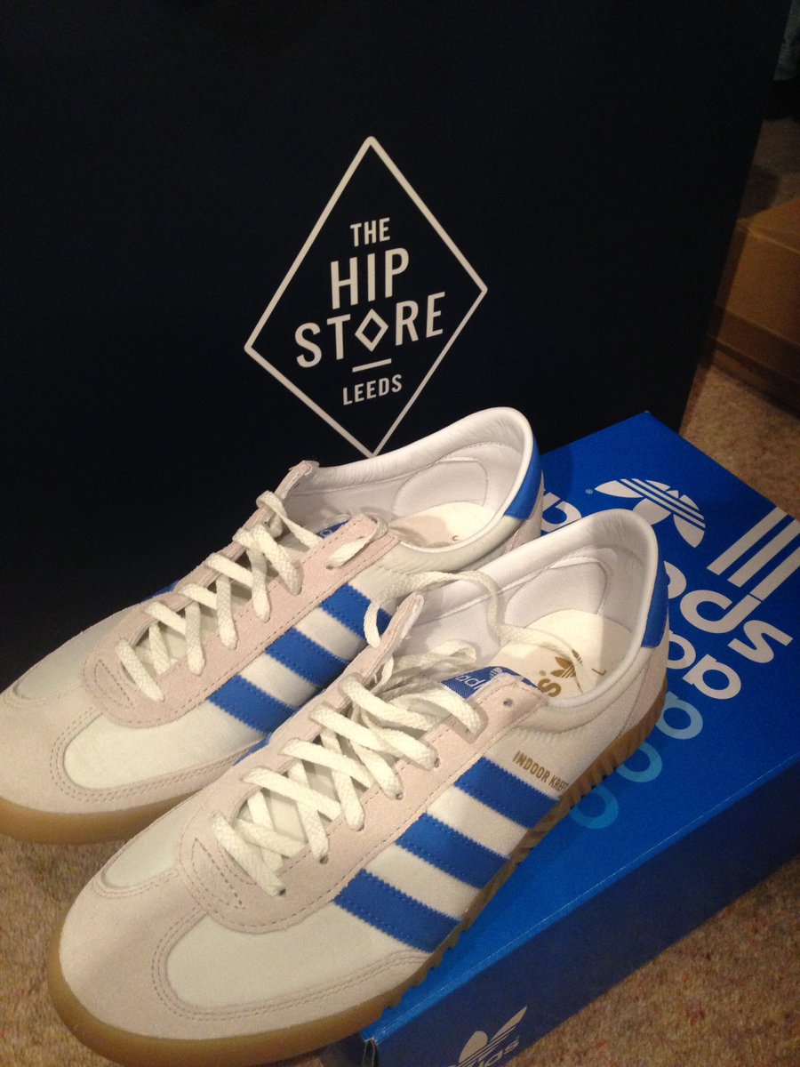 marcusnoble23's tweet photo. #adidas #indoor #kreft a trainer of beauty from #hipstore #leeds #spezial purchased today https://t.co/wetNabBjzA