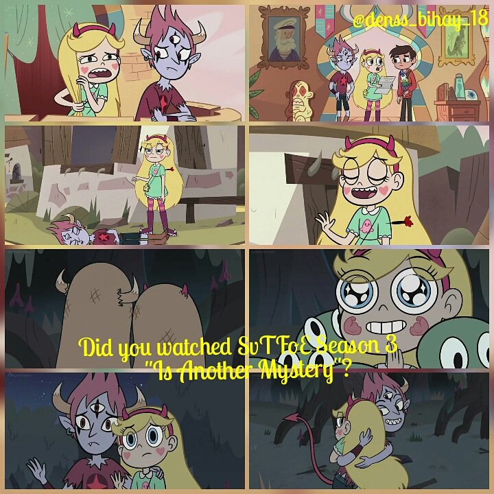 denss_bihay_10s's tweet photo. Have you finished watching SvTFoE Season 3 "Is Another Mystery" last week? #IsAnotherMystery #SvTFoESeason3 #StarVsTheForcesOfEvilSeason3 #StarVsTheForcesOfEvil #SvTFoE #DisneyXD #DB0324 https://t.co/pmWubnMDAO
