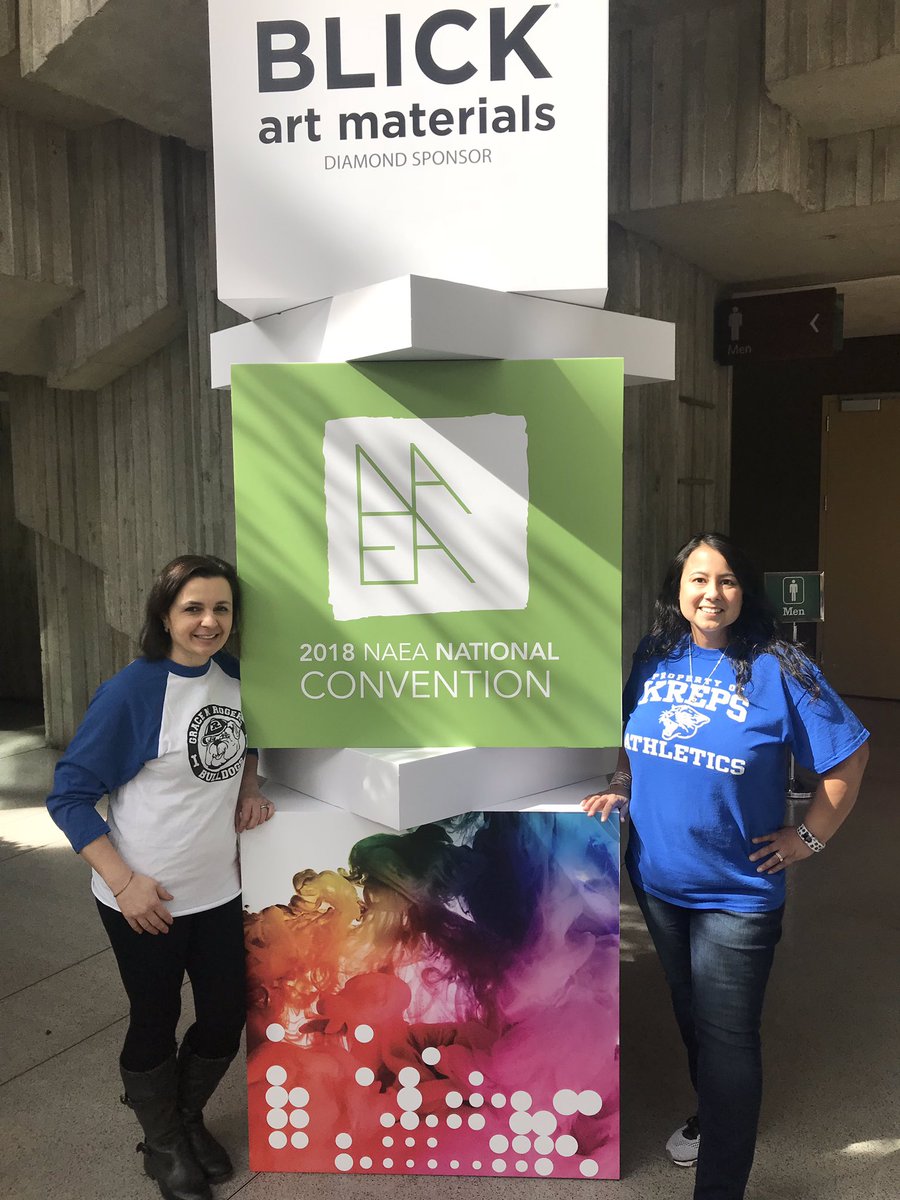 Magrace426's tweet photo. Enjoying all of the inspiration @NAEA18 #ewrsd @EWRSDArts @TDiazMHK https://t.co/n22DRDHVqx