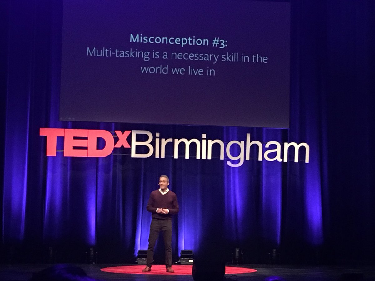 MadBakes's tweet photo. “Human beings are made to pulse—to move rhythmically between spending energy and renewing energy. The quality of #renewal matters more than the quantity.” (And these misconceptions!) @aedeutscher @mytypecast #TEDxBham2018 @TEDxBirmingham https://t.co/KJYqgXYlLz