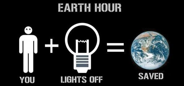 Today March 24th 8:30pm your time Earth Hour, show your love for this beautiful planet and turn off your #lights for 1 hour. #earthhour #earthhour18 #planet #environment #YourPower
