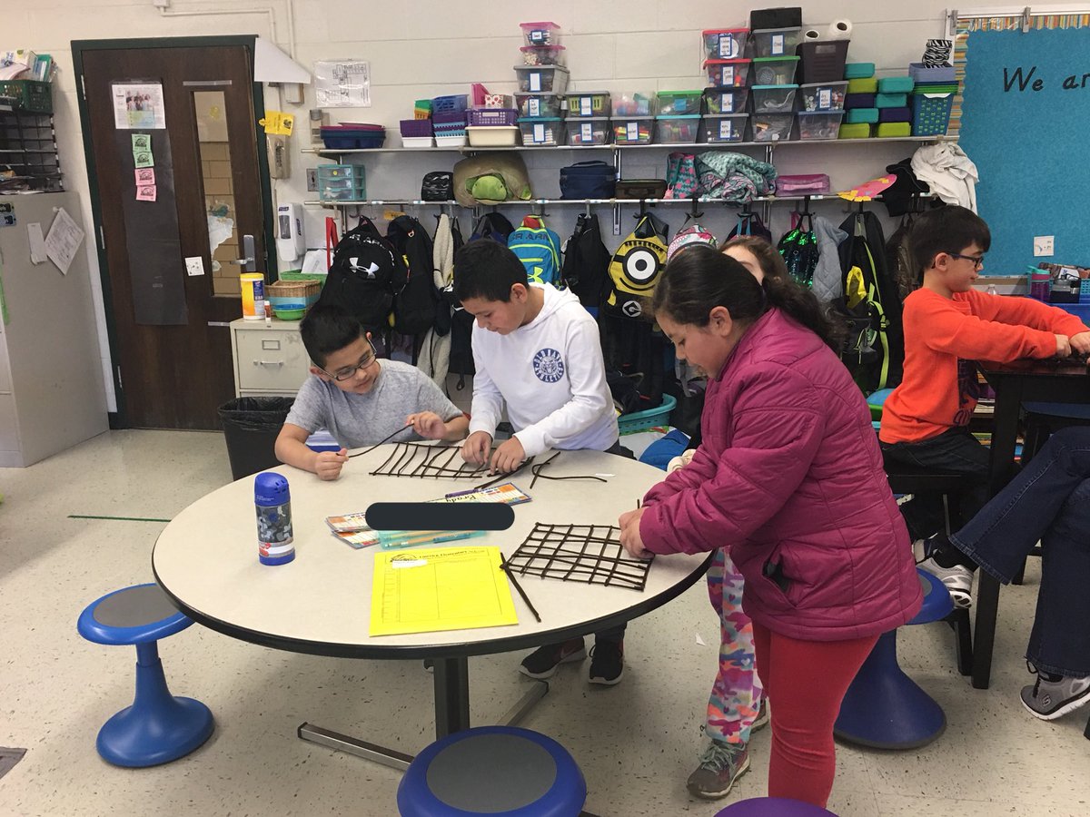 MrsLynchK's tweet photo. STEAM day fun- building longhouses @emerickelem1967 https://t.co/94vxjYKA8e