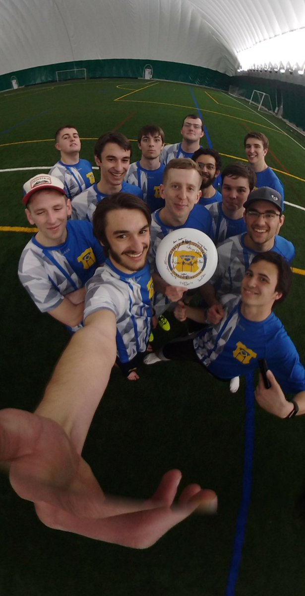 KUultimate's tweet photo. We had a great time with Adam at his last tournament with us.  We wish him the best of luck in California!  Additional thanks to all the alumni that came out https://t.co/zTbImUEQd6