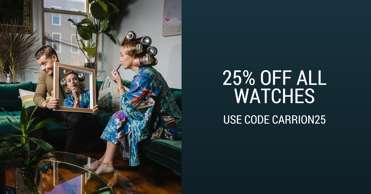 Alexander_NYC's tweet photo. Shop @Kr0ss 🤵 and @KortKneee_Rae's  👰 favorite #watches now and get 25% off with code CARRION25 👉 https://t.co/Egovz5WPGn 🛍️⌚ https://t.co/VGnCcyZGip