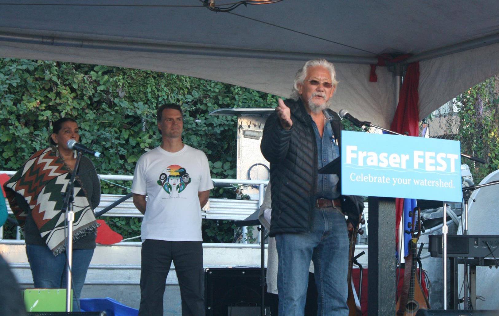 Happy Birthday David Suzuki! (listen to him speak at FraserFest 2015 in Vancouver  