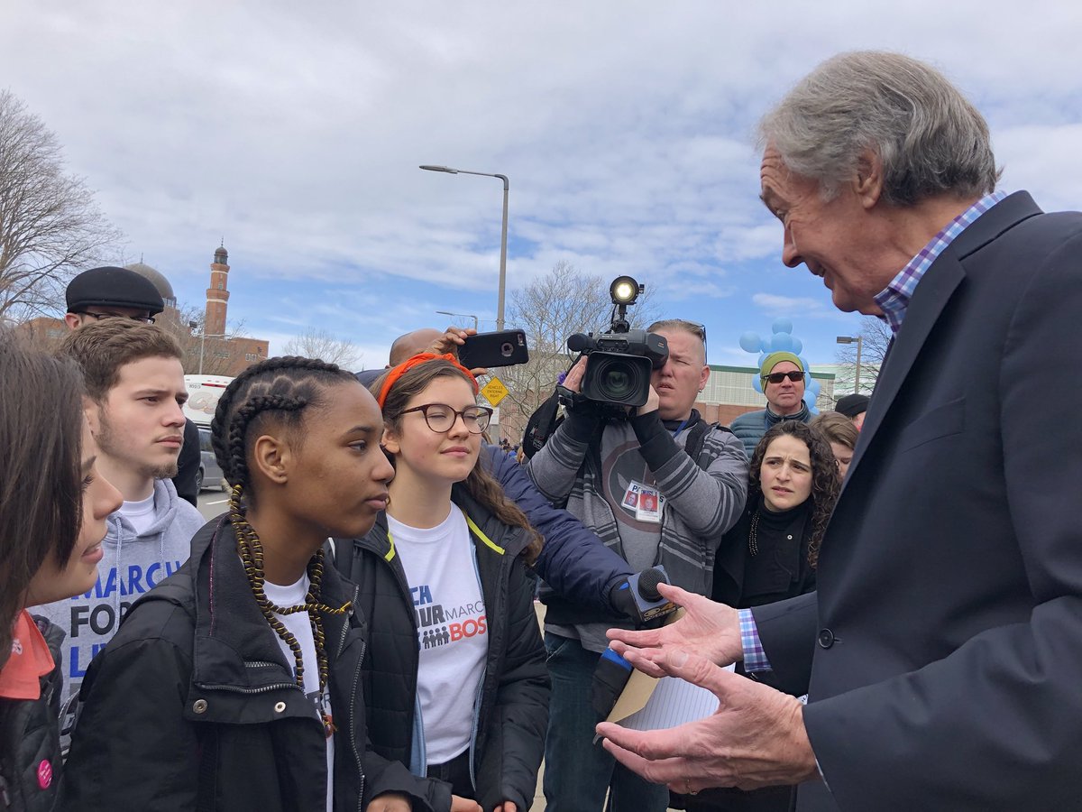 CoolSciDrGrace's tweet photo. Today we told our elected officials that we need stricter gun laws and equitable funding for schools! #MFOLBoston #enough #MSDStrong https://t.co/Aio3yrh7m9