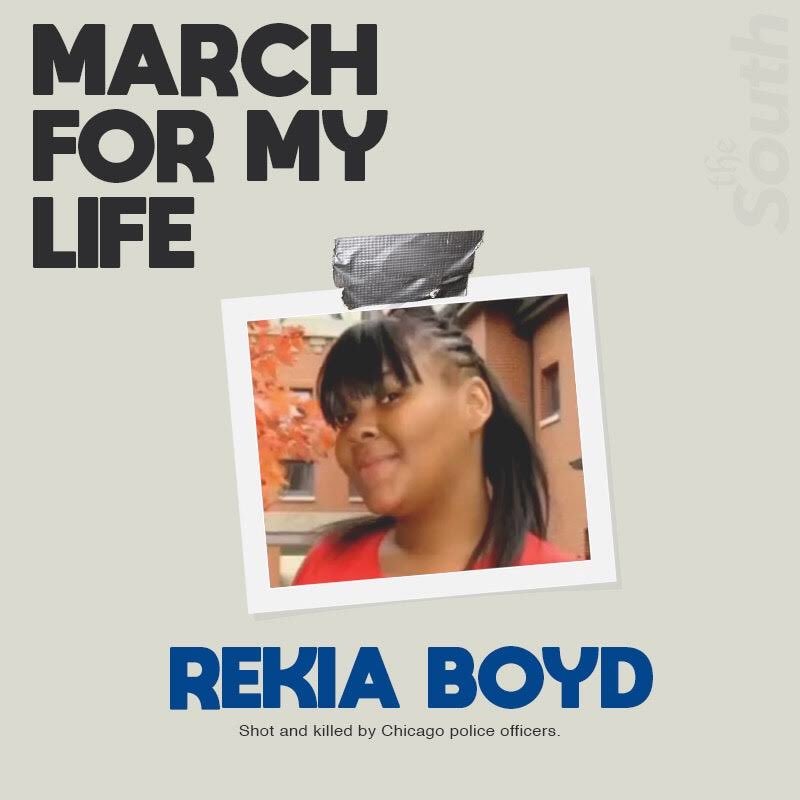 #RekiaBoyd lost her life to gun violence. 

#MarchForOurLives #BlackLivesMatter