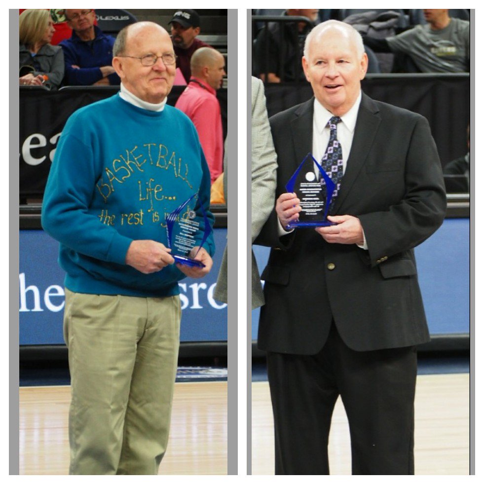 MinnesotaMillea's tweet photo. Congratulations to Bill Bentson of KFIL Radio and John Sherman of Sun Newspapers, recipients of 2018 #mshsl Outstanding Media Service Awards. https://t.co/h5E8WQc9iP