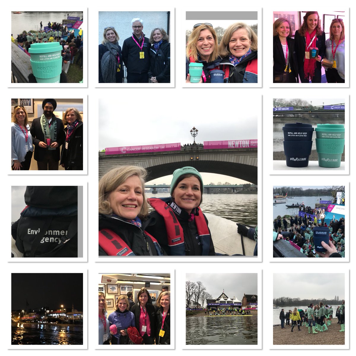 Such an incredible day at the <a href="/CR_UK/">Cancer Research UK</a> #boatrace2018 @theboatraces   So much fun talking #CleanerRivers #CleanerSeas &amp; sharing the #ReFILL 💙 alongside <a href="/EmmaHowardBoyd/">Emma Howard Boyd</a> <a href="/EnvAgency/">Environment Agency</a> 
So many good conversations about how we protect our 🌎 #whicheverbluealwaysbegreen