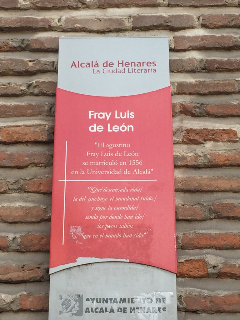 #frayluisdeleon #AlcaladeHenares #complutum