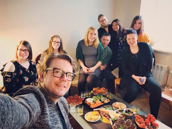 nikki_adt's tweet photo. The best #SaturdayNight I've had in #Tallinn so far was spent doing a #RunningDinner event! Such an awesome night of #food, fun and great company with my lovely team #foodporn. 😍🙌🏼😋 #foodie #NikkiInEstonia https://t.co/diCfJdl3EQ