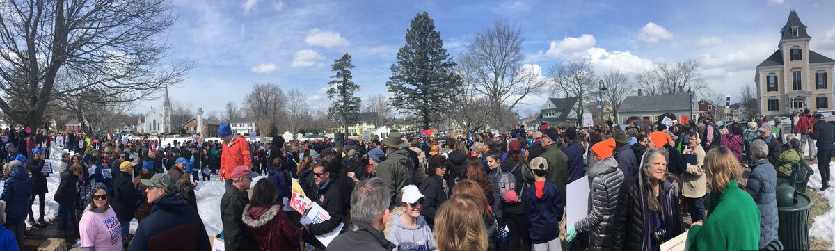 teambarbara's tweet photo. Joining hundreds of others in Chelmsford (&amp; millions more around the world) to #MarchforOurLives today was powerful. The students leading this movement pulled off a huge day of action, and their success is clearly just the start of what they will accomplish. #ImWithStudents #MA3 https://t.co/3YD3NrtDaU