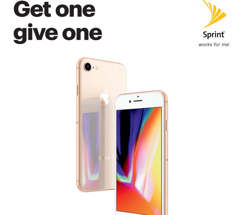 What's better than a brand new iphone 8? 2 brand new iphone 8's for the price of one! HURRY in because you don't want to miss this. #SprintSaturday #GetoneGiftone <a href="/DannyIsho/">Danny Isho</a> <a href="/RamiMattiXP/">RM</a>