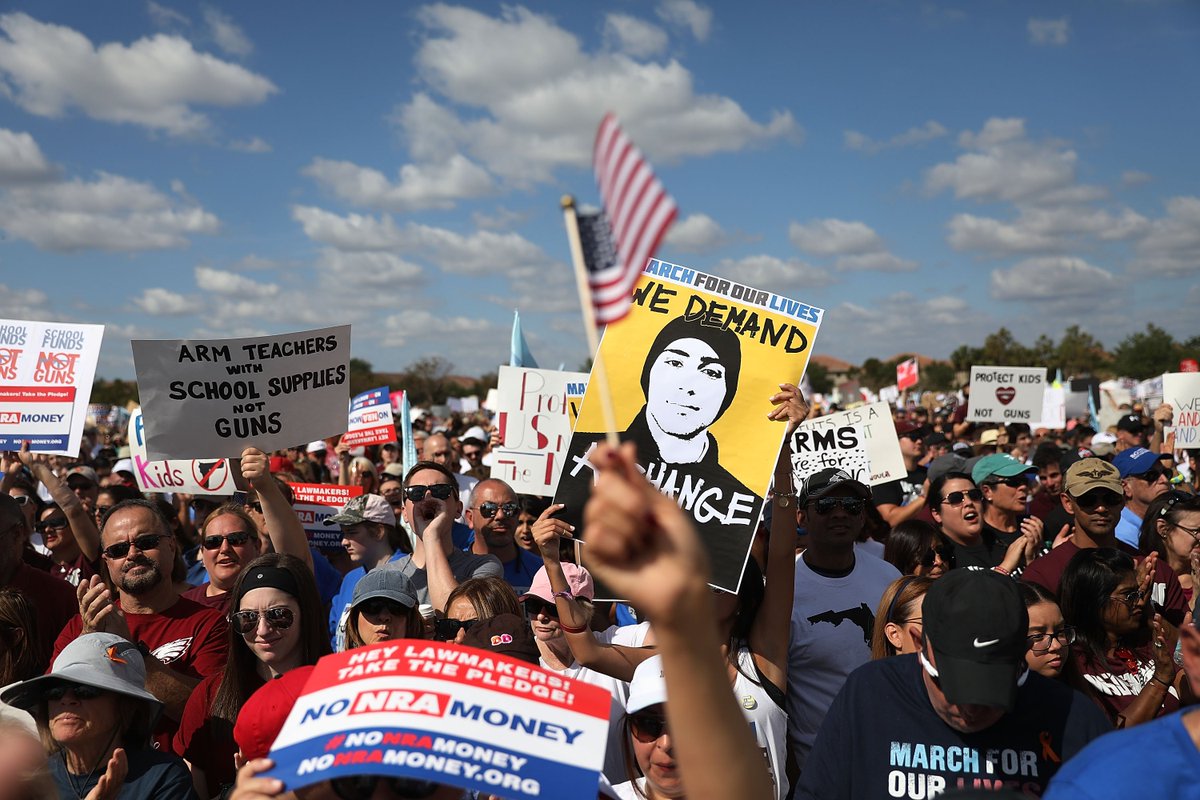 Photos: #MarchforOurLives in #Parkland bit.ly/2pHGzzV?utm_so… https://t.co/JurJ65xNOi