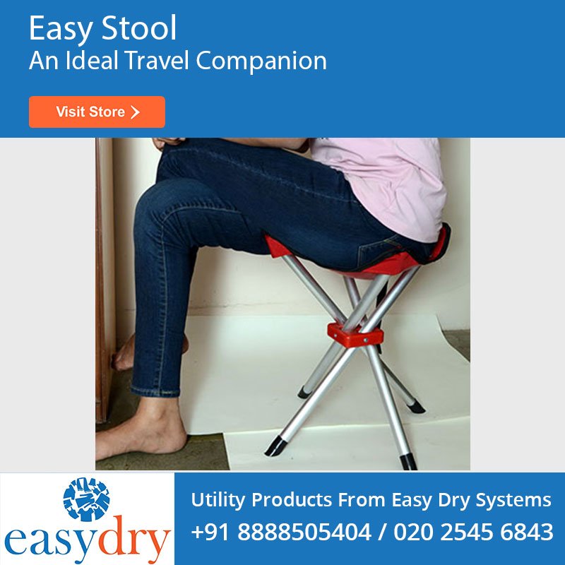EasyDrySystems's tweet image. #EasyStool - Portable, Foldable Stool!
Use in any weather and on any surface. Buy from our online store today! easydrysystems.com/easy-stool.php 
#OriginalEasyDry #EasyDry