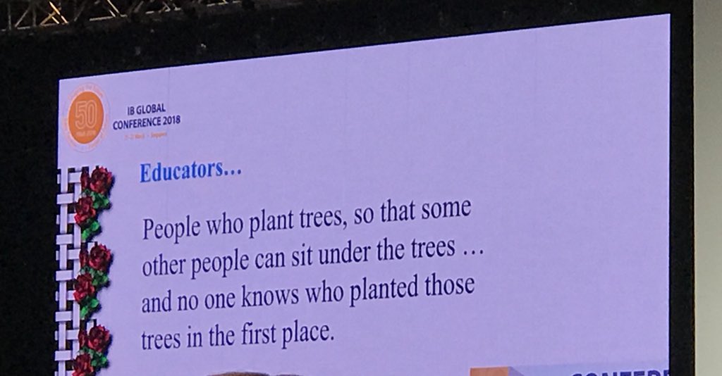 TaraLDunstall's tweet photo. Educators....#pakteeng #IBSG2018 https://t.co/icD0QxPZsV