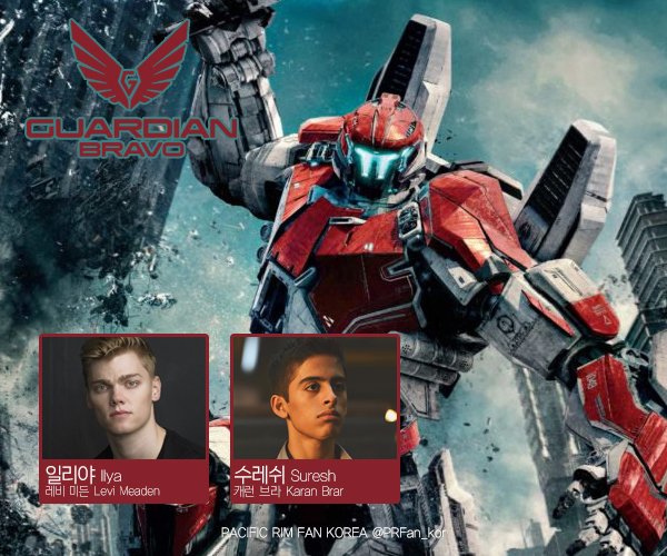 <퍼시픽림 : 업라이징>주요 배역/캐스트 🤖예거 별 파일럿 리스트 집시 어벤저 - 제이크, 램버트 브레이서 피닉스 - 아마라, 빅토리아(aka 빅), 진하이...