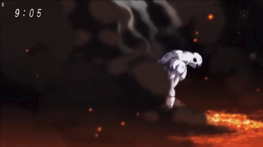 He's down. He's broken. He's hurt but he's not giving up without a fight. HUGE PROPS to Jiren for his durability in continuing the battle despite THAT happening to him.
In Jiren's words, It's over.
RT if you will miss #DragonBallSuper