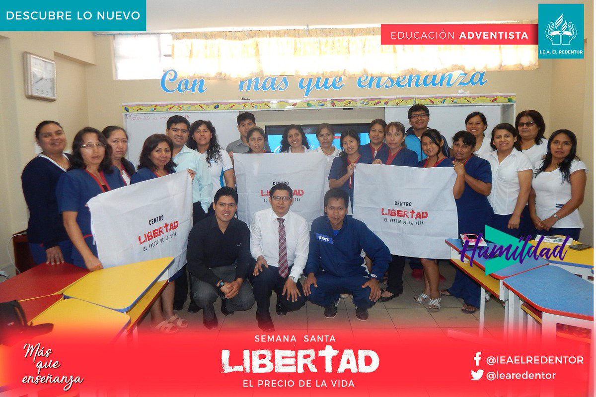 Todos comprometidos con Semana Santa.
<a href="/EducacionUPS/">Educación Adventista</a> <a href="/ACESeducacion/">ACES Educación</a> <a href="/abelapazar/">Abel Apaza</a> <a href="/TulaJavier/">Javier Tula</a> <a href="/LuisLaman/">Luis Lamán Sandoval</a> <a href="/IsabelG74771430/">Isabel Guerrero</a> @AEAPCES1