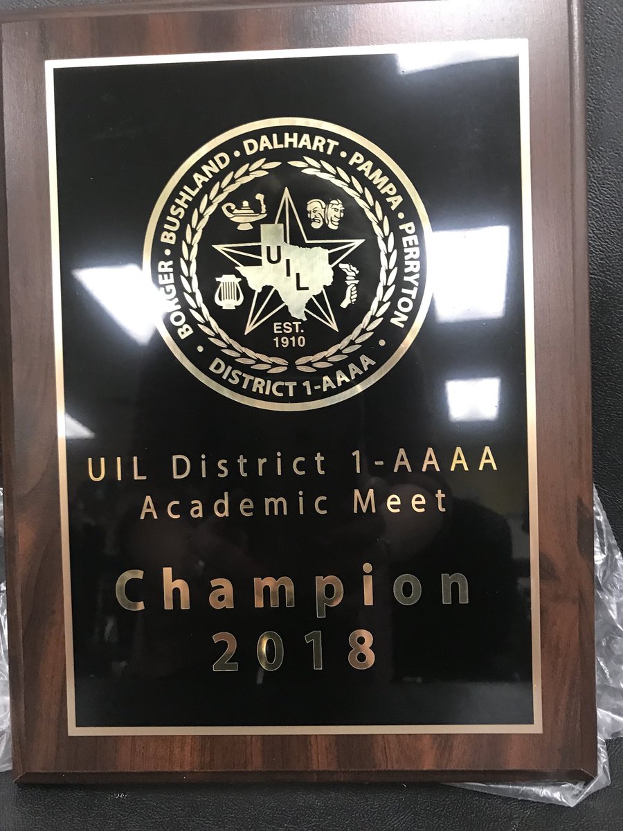 AncientHeather's tweet photo. Pampa takes first place UIL District https://t.co/Zu4DfBvhc6