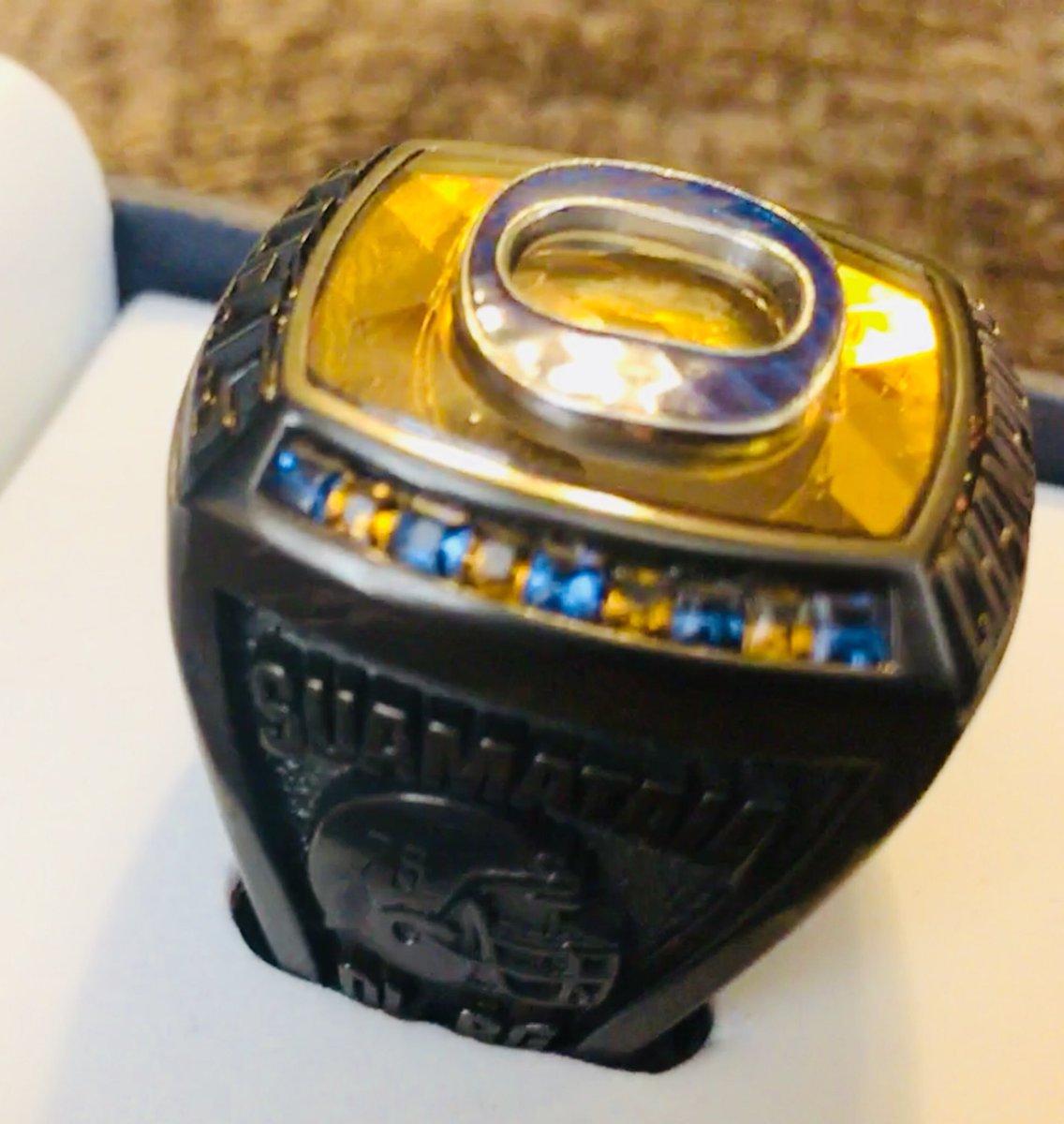 0xRepa2's tweet photo. 🤫#OremChampionTigers #That🔥#Play4Something #BlingIsIn @Lsuamataia @OremTigerFball #OremChampionFamily #SasaSquad https://t.co/jLaBz51weV